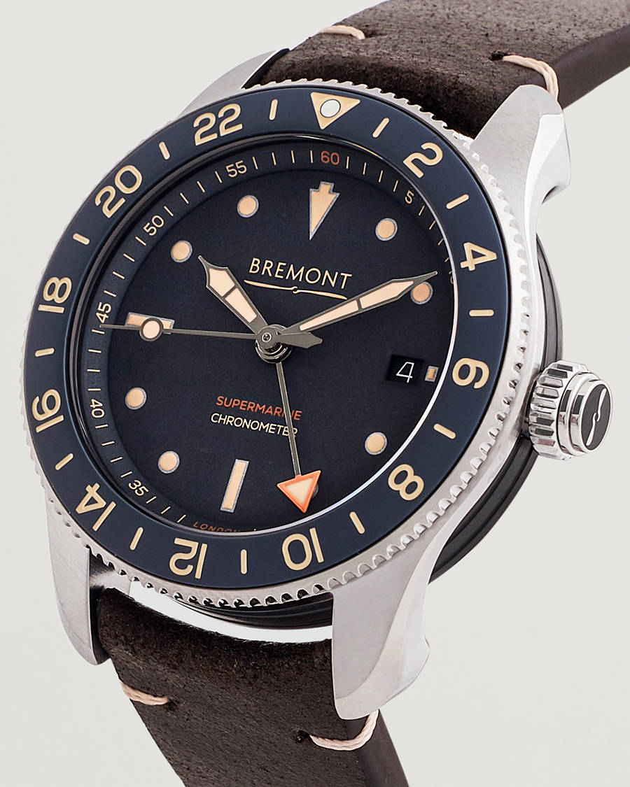 Herren | Fine watches | Bremont | Limited Edition Supermarine Ocean GMT 40mm Brown Calf