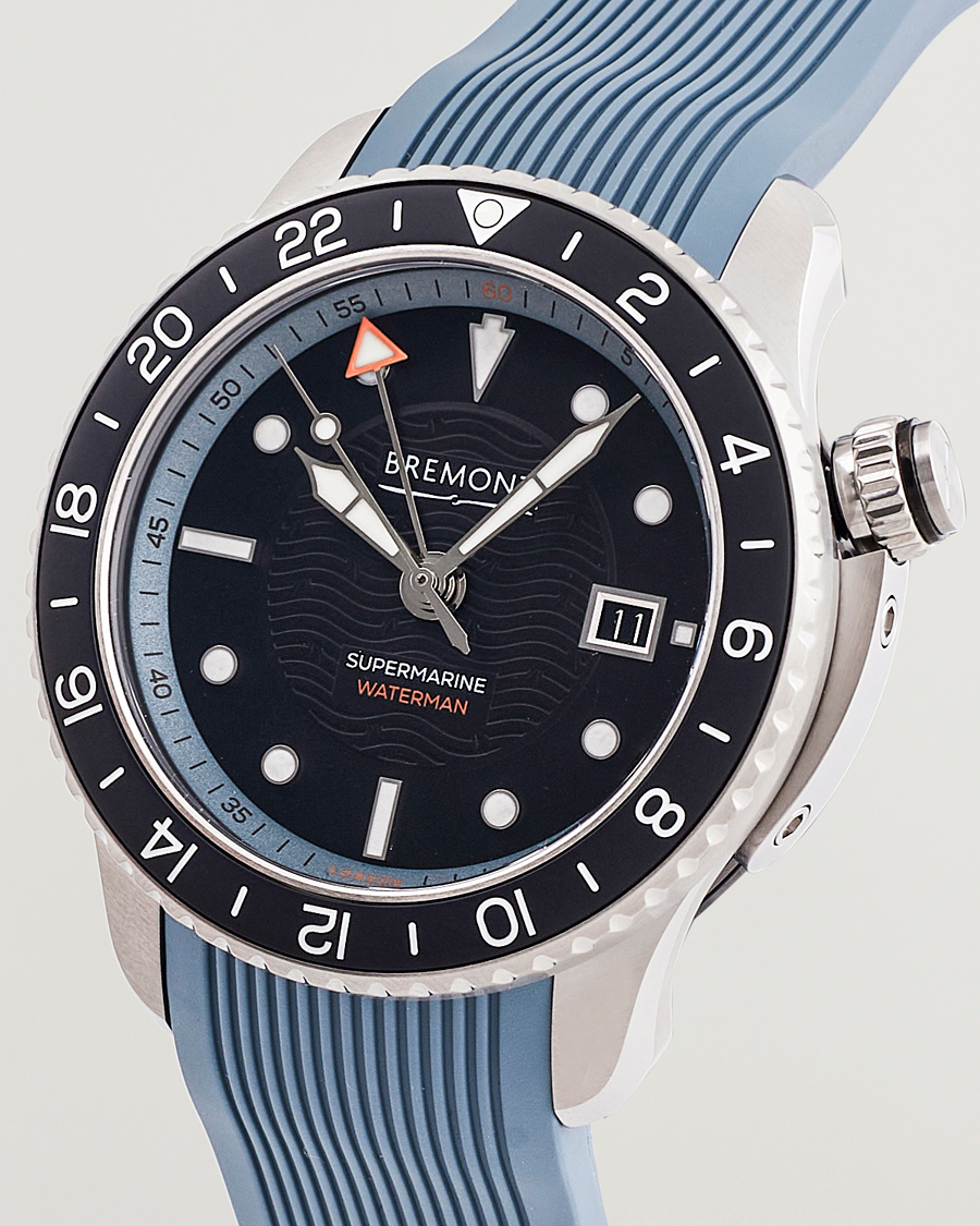 Herren | Fine watches | Bremont | Waterman Apex II Supermarine Diver 43mm Blue Rubber