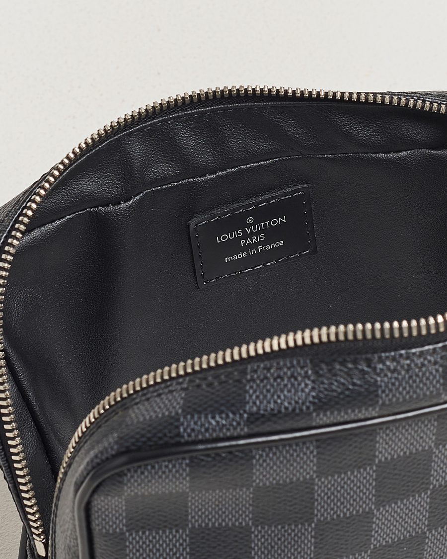 Herren | Louis Vuitton Pre-Owned Toilet Pouch PM Damier Graphite | Louis Vuitton Pre-Owned | Toilet Pouch PM Damier Graphite