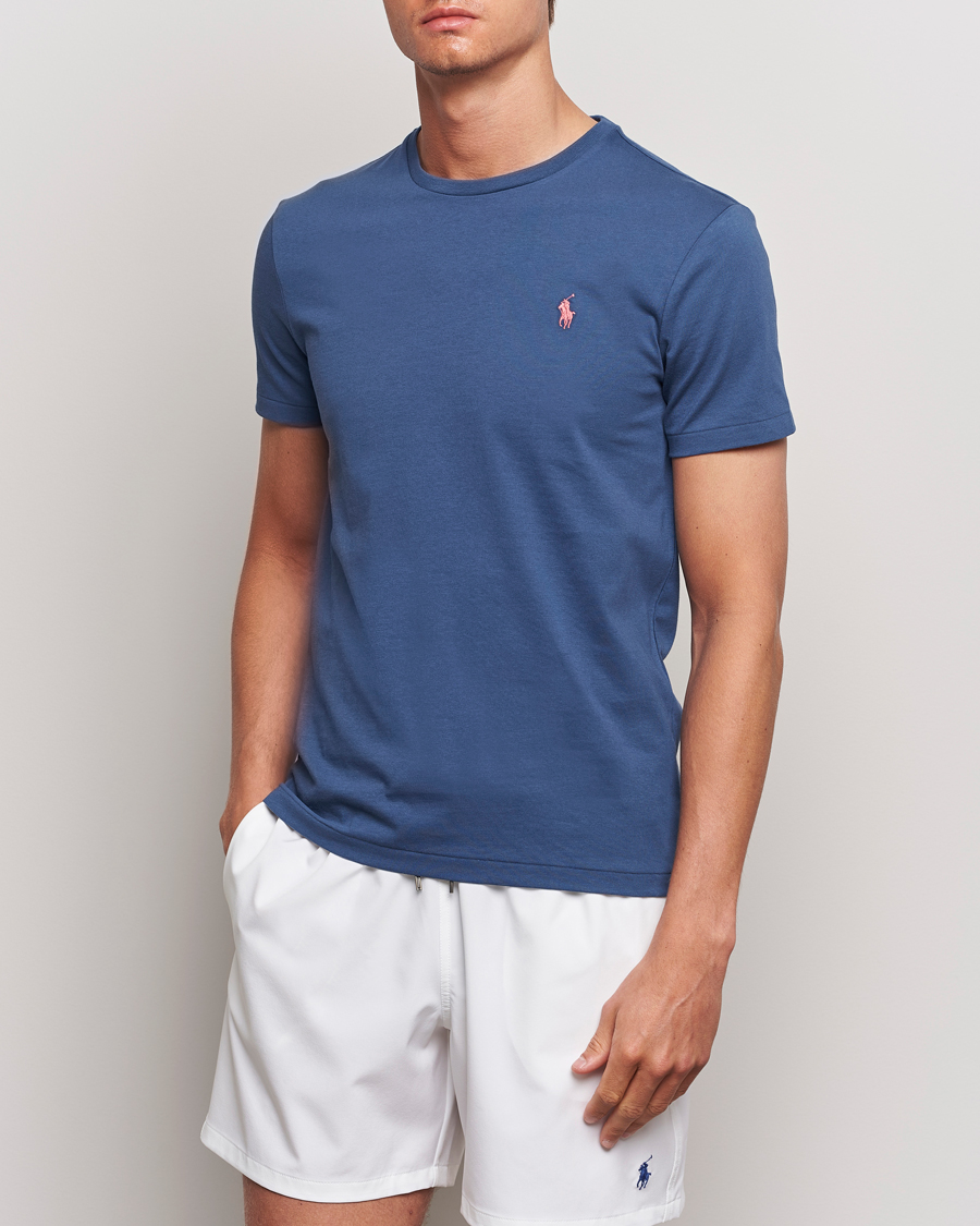 Herren | T-Shirts | Polo Ralph Lauren | Crew Neck T-Shirt Clancy Blue