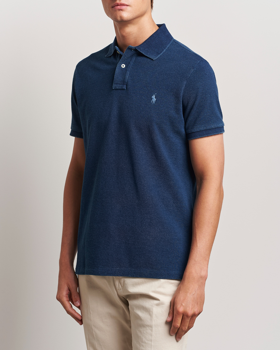 Herren | Neue Produktbilder | Polo Ralph Lauren | Custom Slim Fit Polo Dark Indigo