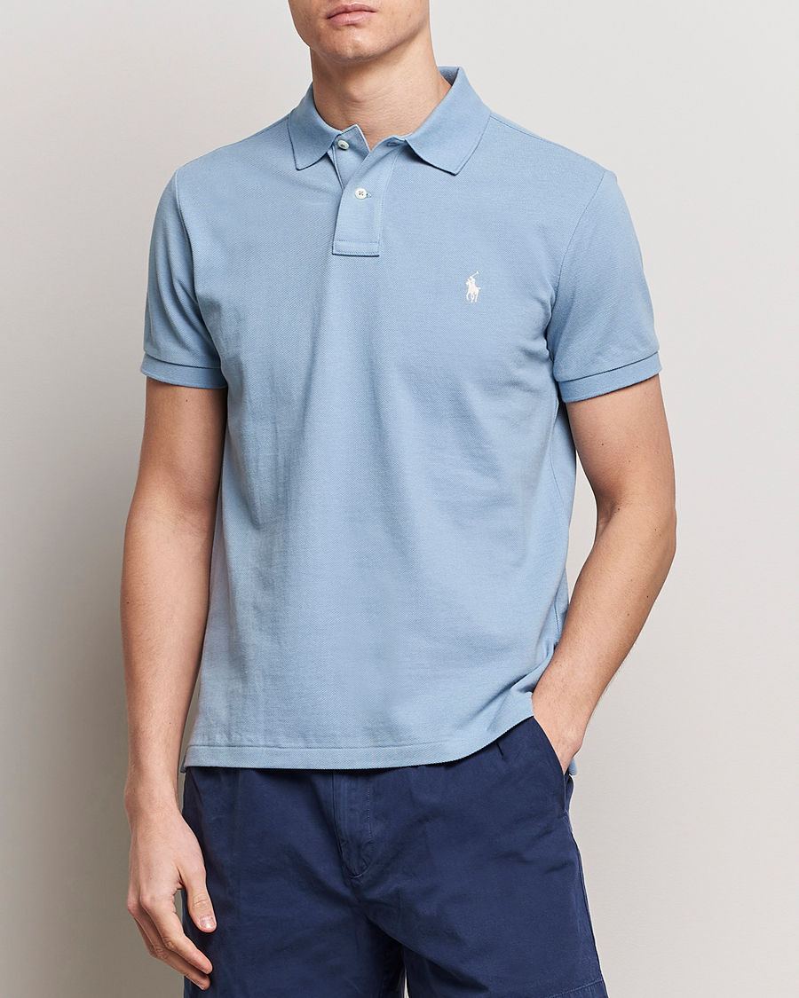 Herren | Neu im Onlineshop | Polo Ralph Lauren | Custom Slim Fit Polo Vessel Blue