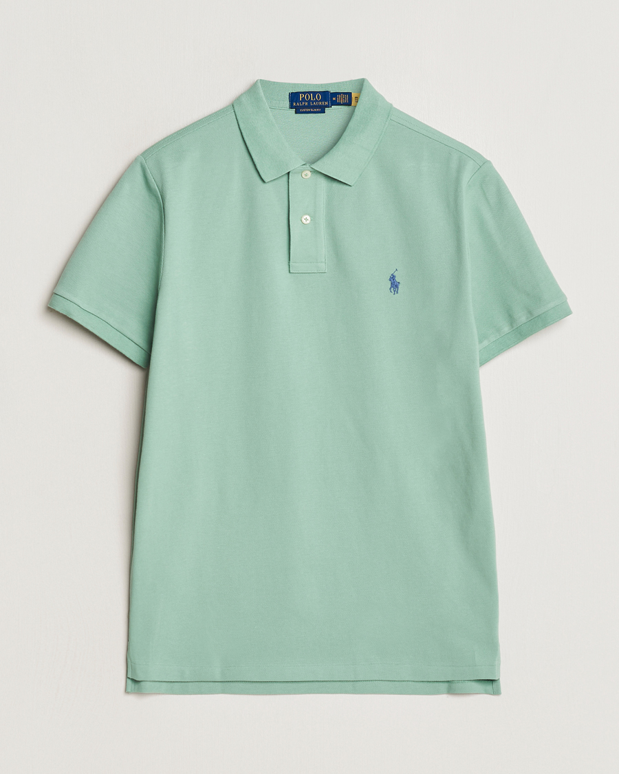 Herren | Poloshirts | Polo Ralph Lauren | Custom Slim Fit Polo Faded Mint