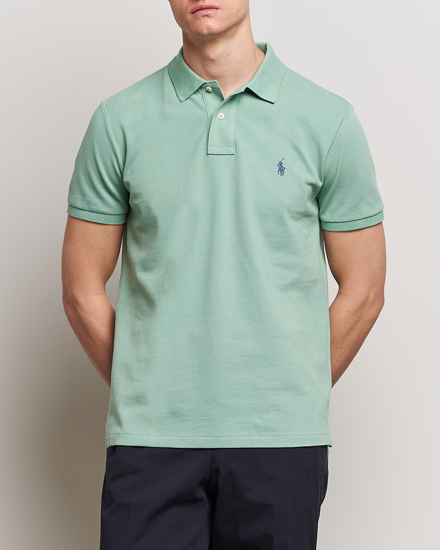 Herren | Poloshirts | Polo Ralph Lauren | Custom Slim Fit Polo Faded Mint