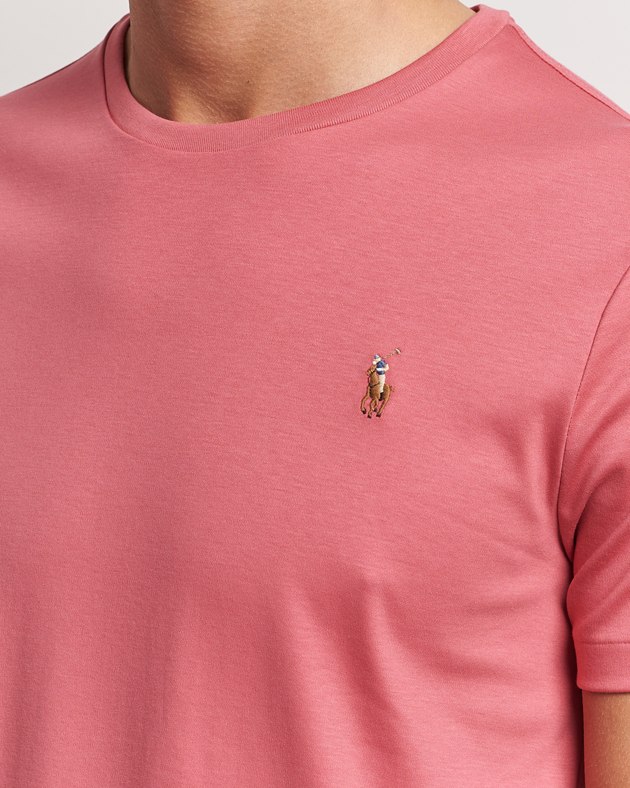 Herren | T-Shirts | Polo Ralph Lauren | Luxury Pima Cotton Crew Neck T-Shirt Adirondack Red
