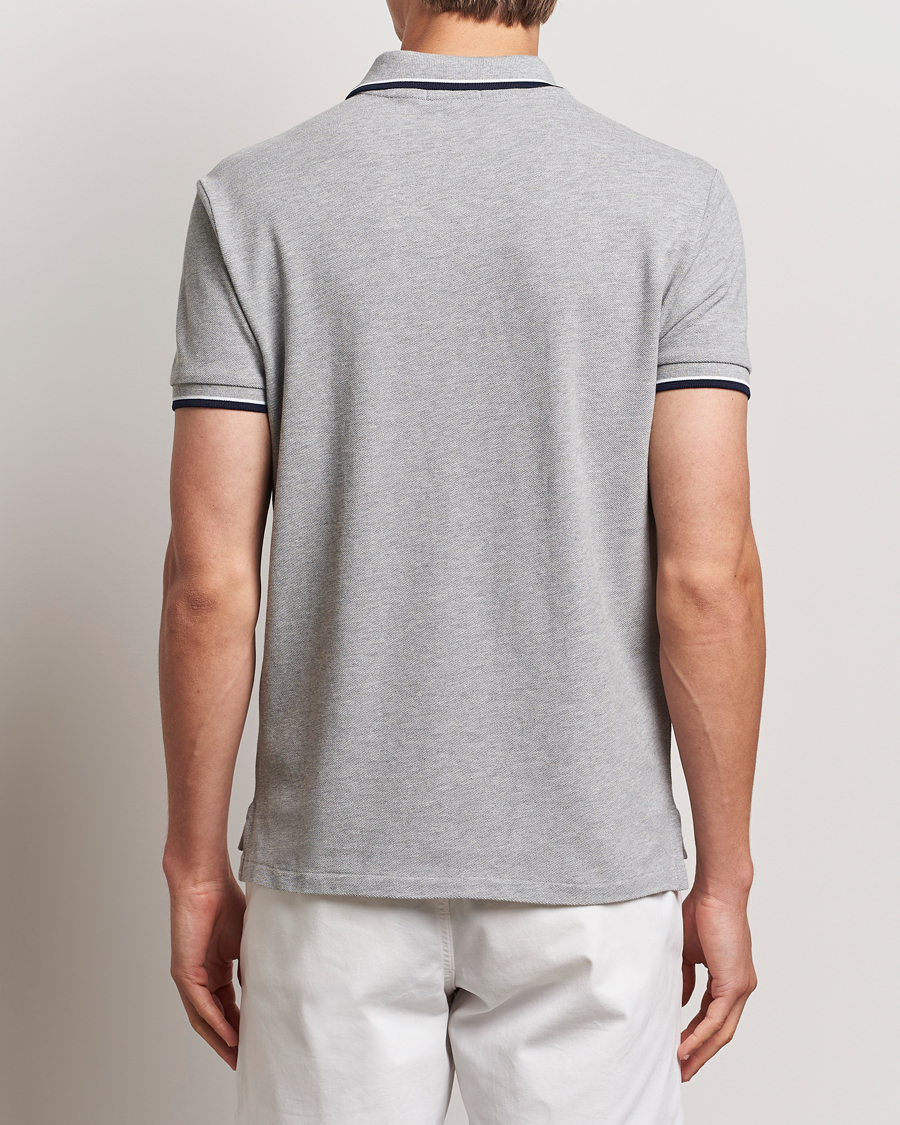 Herren | Poloshirts | Polo Ralph Lauren | Custom Slim Fit Tipped Polo Andover Heather