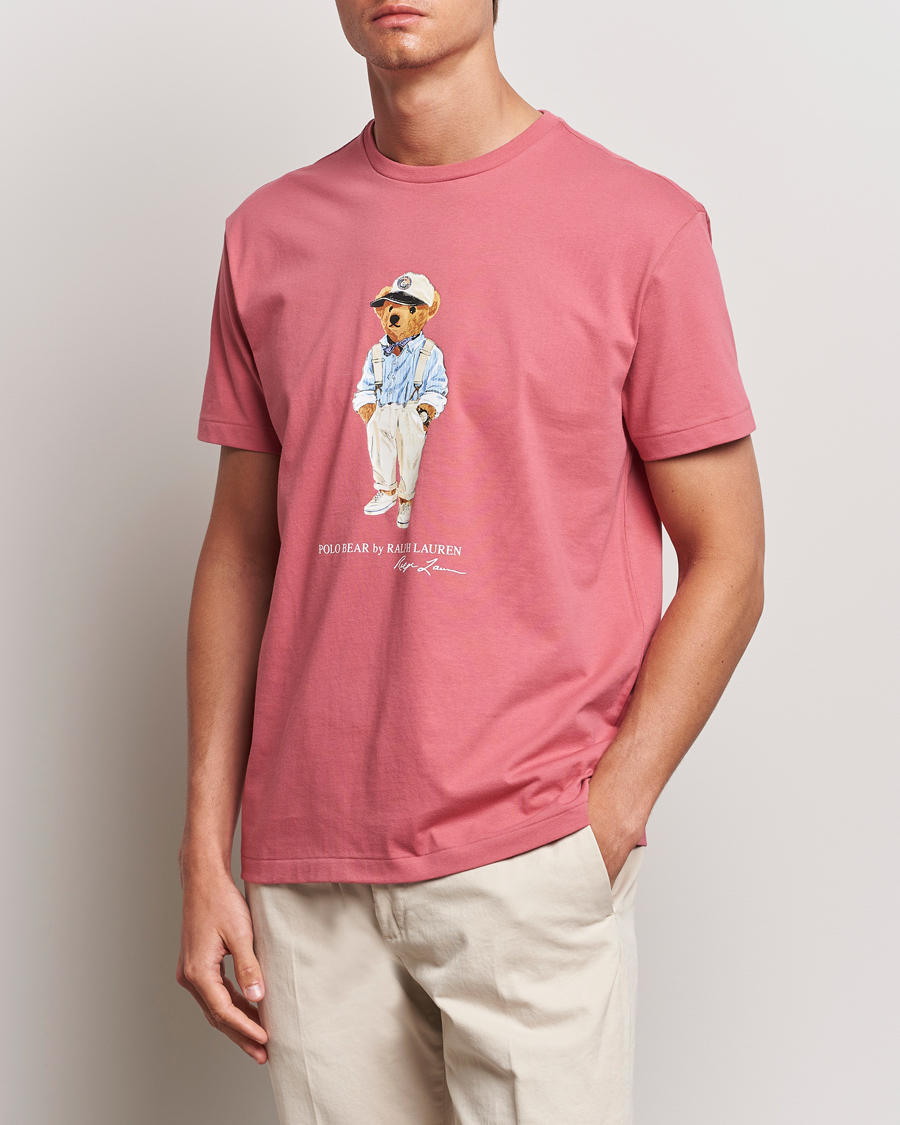 Herren |  | Polo Ralph Lauren | Printed Hemingway Bear T-Shirt Adirondack Red