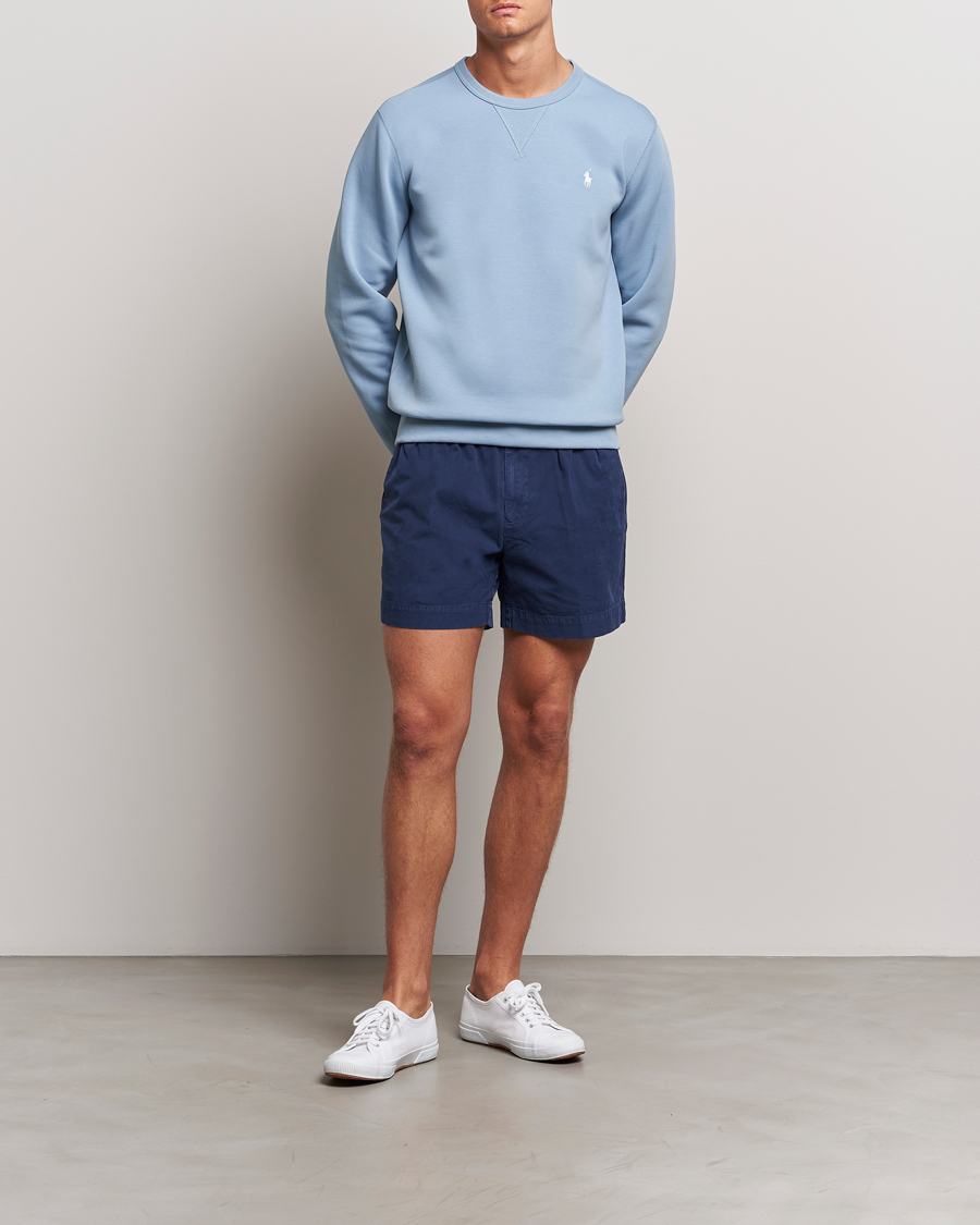 Herren | Pullover | Polo Ralph Lauren | Tech Double Knit Crew Neck Sweatshirt Vessel Blue