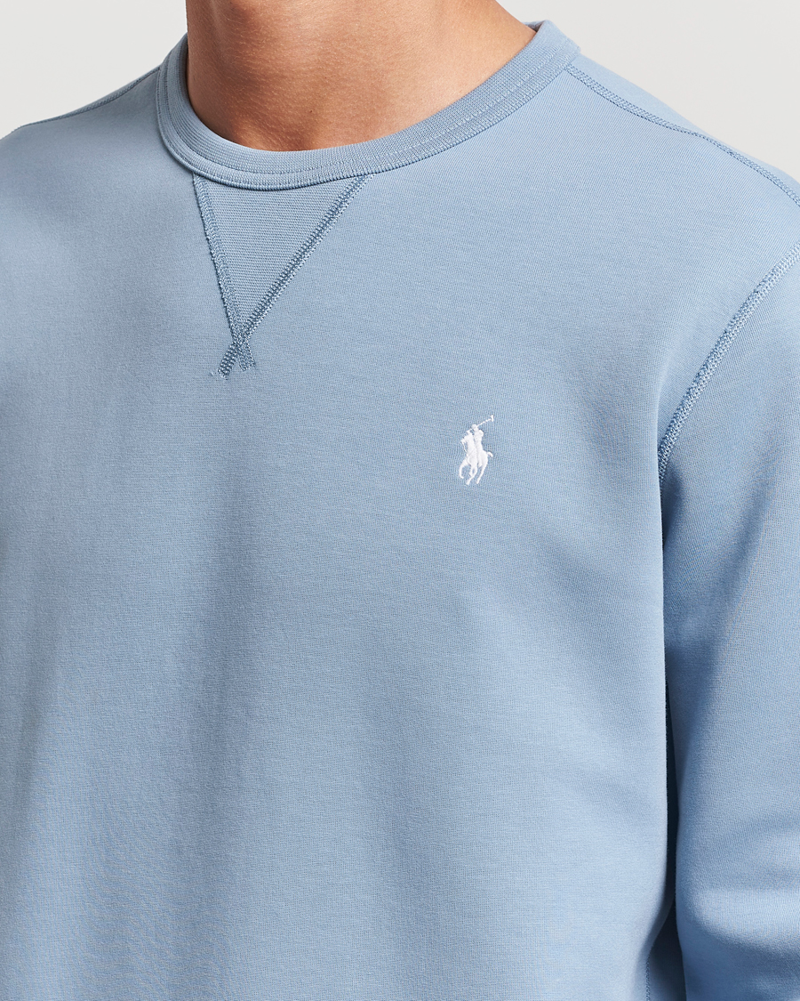 Herren | Pullover | Polo Ralph Lauren | Tech Double Knit Crew Neck Sweatshirt Vessel Blue
