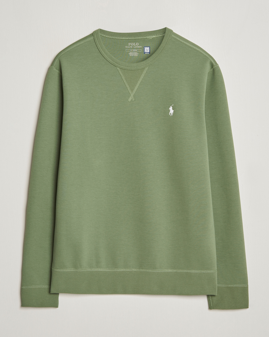 Herren | Pullover | Polo Ralph Lauren | Tech Double Knit Crew Neck Sweatshirt Cargo Green