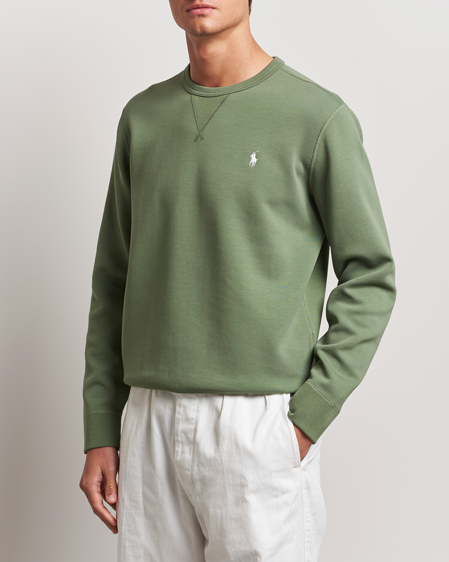 Herren | Sweatshirts | Polo Ralph Lauren | Tech Double Knit Crew Neck Sweatshirt Cargo Green