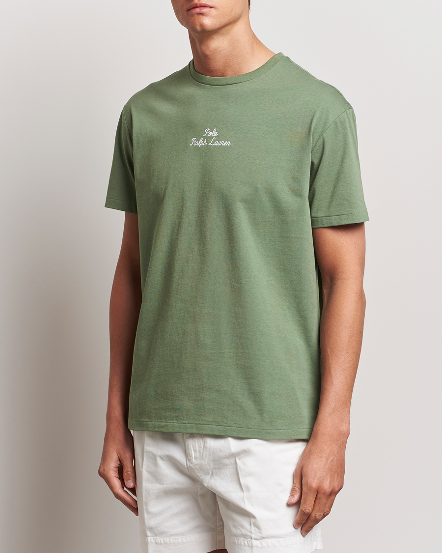 Herren |  | Polo Ralph Lauren | Center Logo Crew Neck T-Shirt Cargo Green