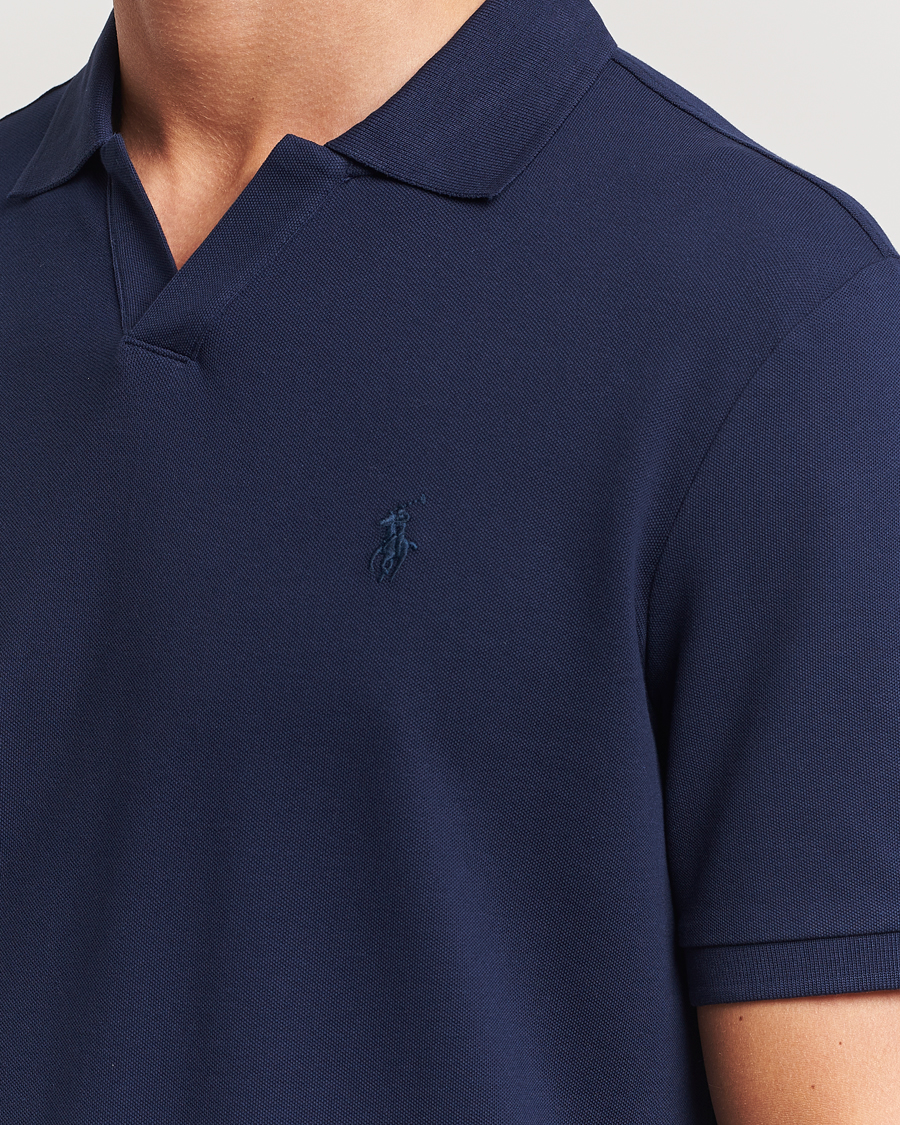Herren | Poloshirts | Polo Ralph Lauren | Classic Fit Open Collar Polo Refined Navy