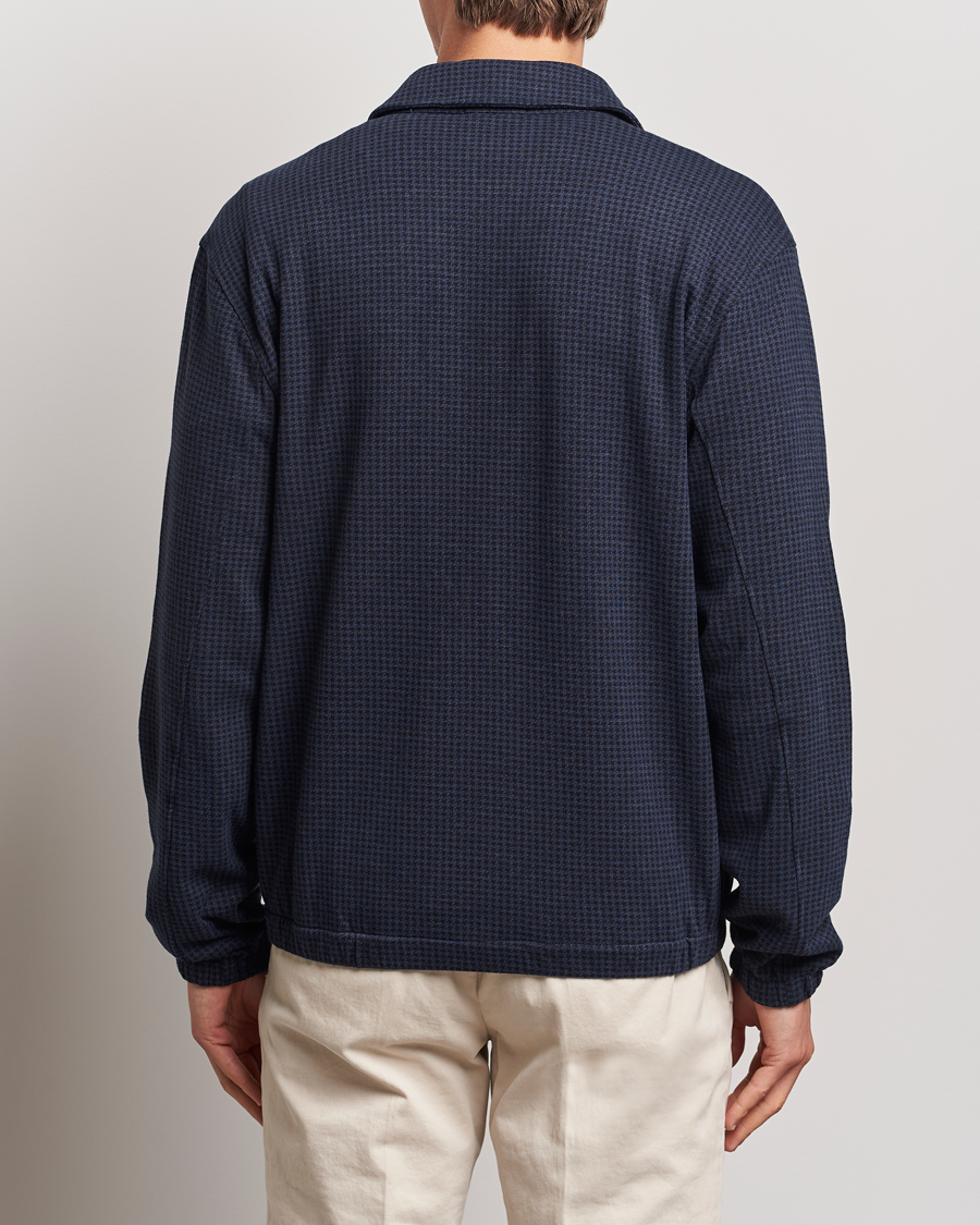 Herren | Jacken | Polo Ralph Lauren | Double Knit Dogtooth Baracuda Jacket Vintage Navy