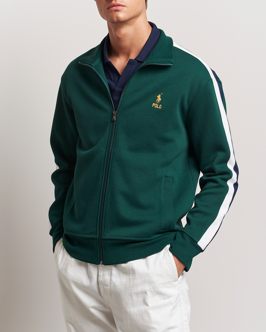 Herren |  | Polo Ralph Lauren | Double Knit Taped Track Jacket Moss Agate