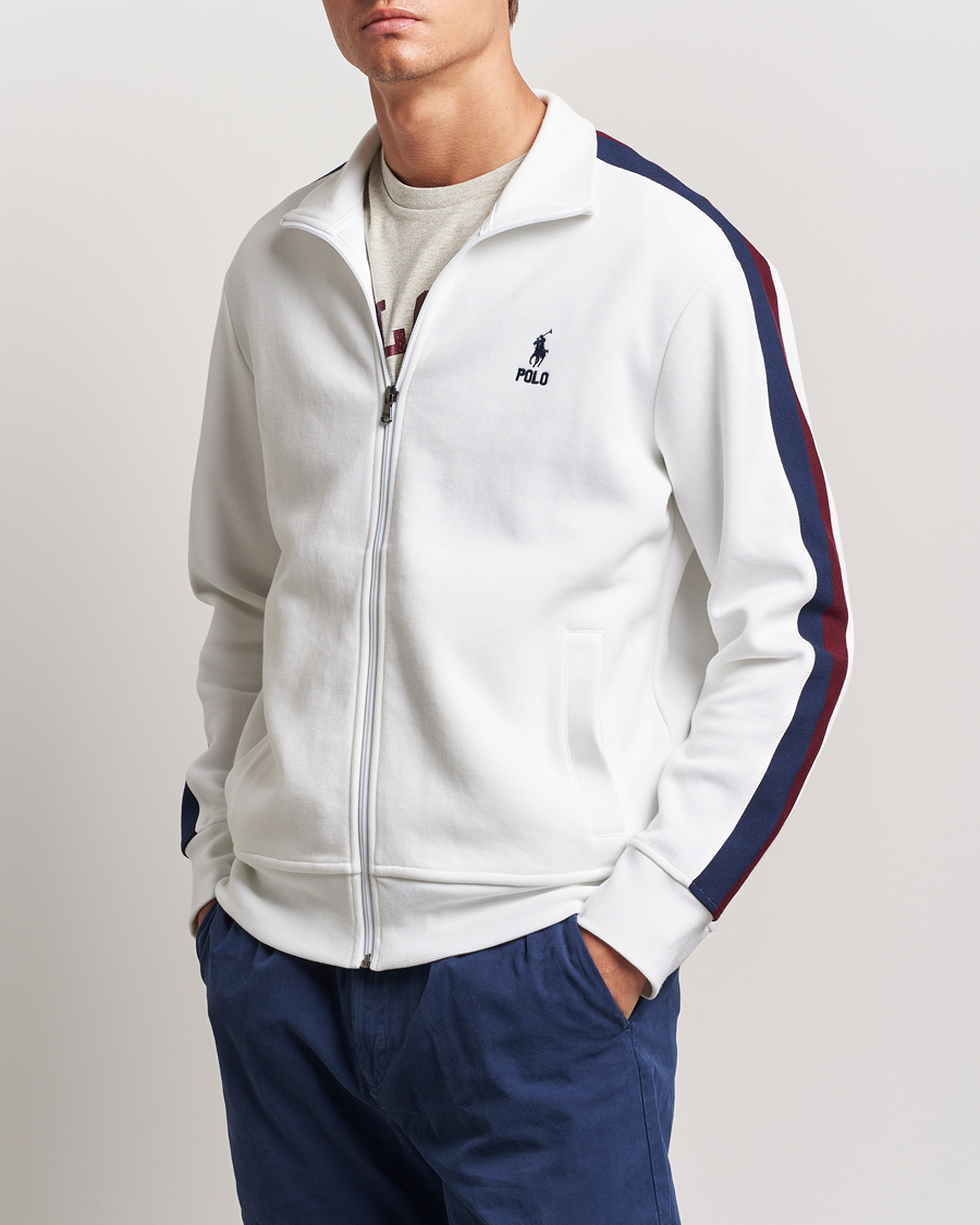 Herren |  | Polo Ralph Lauren | Double Knit Taped Track Jacket White