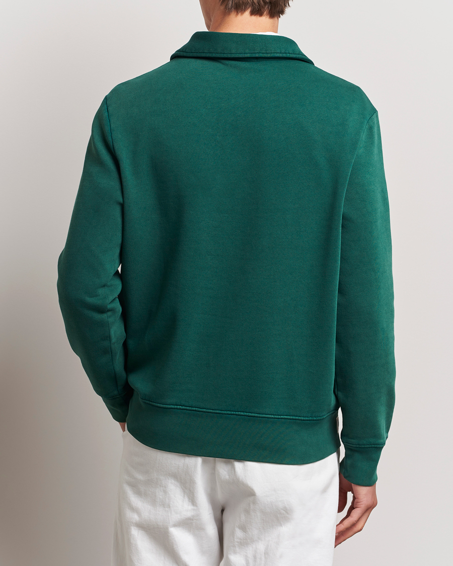 Herren | Pullover | Polo Ralph Lauren | Graphic Fleece Half Zip Moss Agate