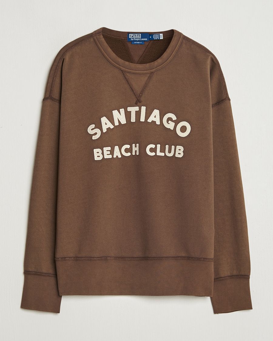 Herren | Pullover | Polo Ralph Lauren | Graphic Vintage Fleece Sweatshirt Court Brown