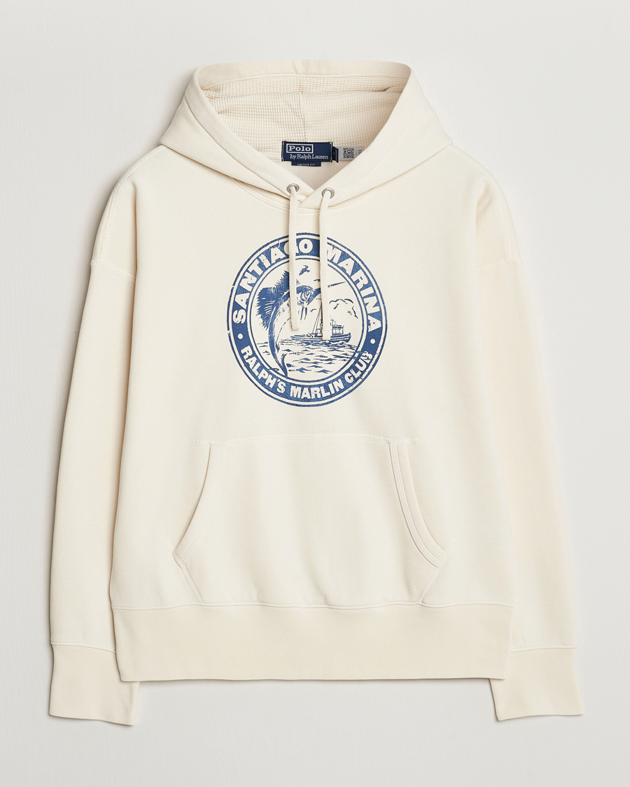 Herren | Pullover | Polo Ralph Lauren | Graphic Vintage Fleece Hoodie Herbal Milk