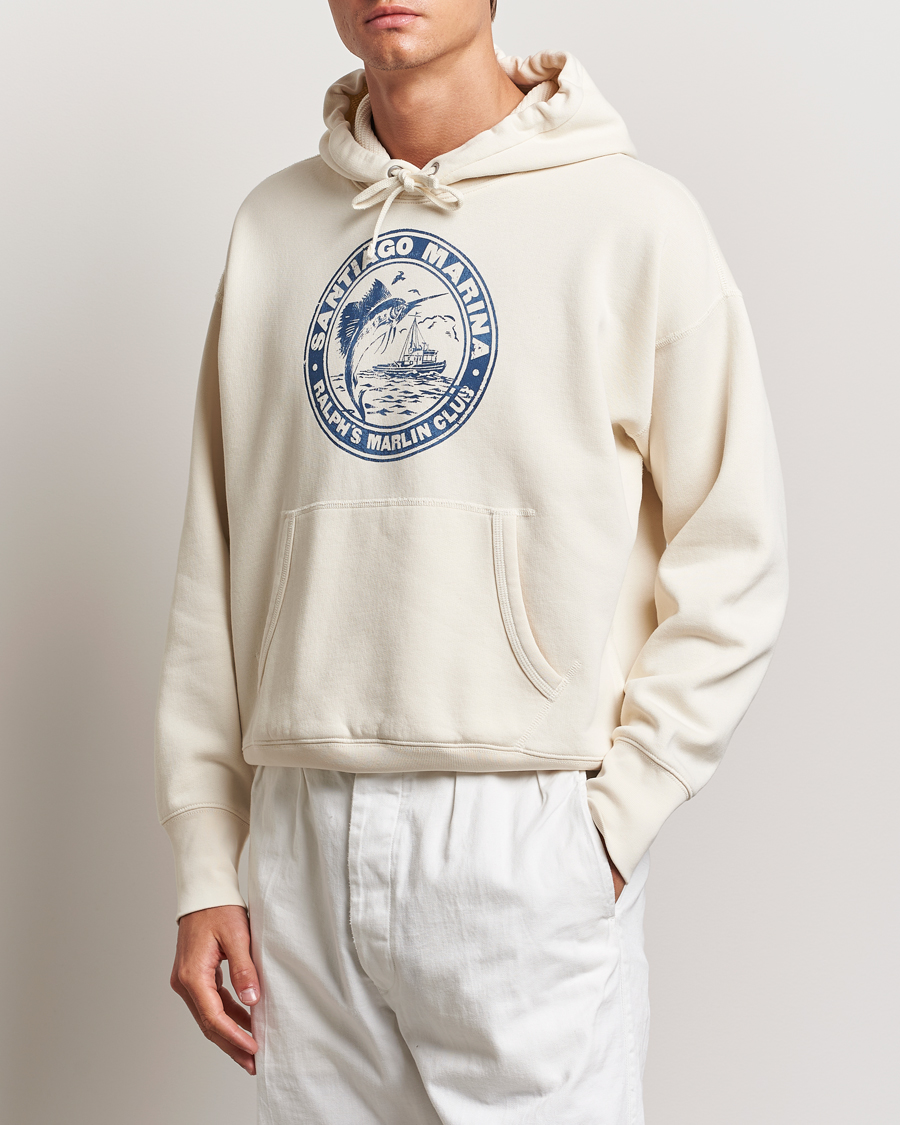 Herren |  | Polo Ralph Lauren | Graphic Vintage Fleece Hoodie Herbal Milk