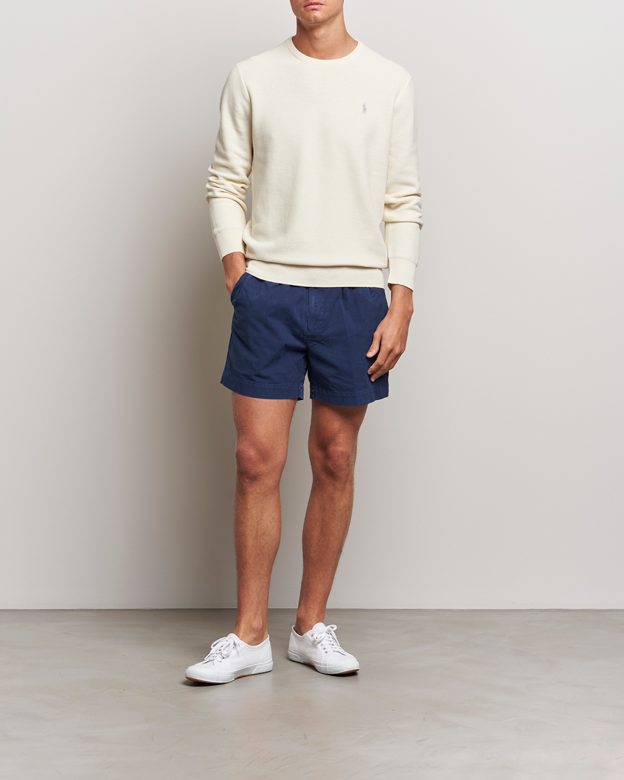 Herren | Pullover | Polo Ralph Lauren | Textured Crew Neck Sweater Herbal Milk