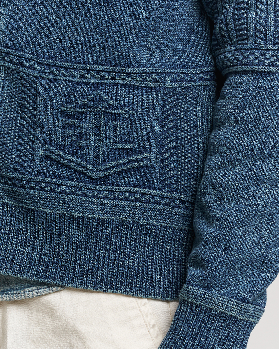 Herren | Pullover | Polo Ralph Lauren | Knitted Shawl Collar Cardigan Dark Indigo