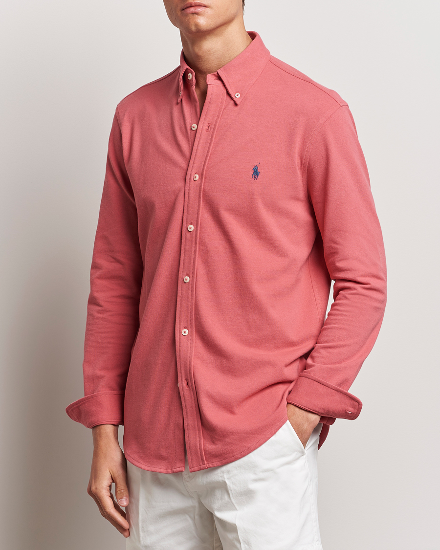 Herren | Hemden | Polo Ralph Lauren | Featherweight Mesh Shirt Adirondack Berry