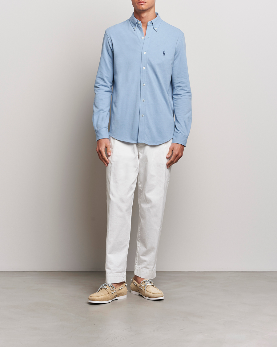 Herren | Hemden | Polo Ralph Lauren | Featherweight Mesh Shirt Vessel Blue