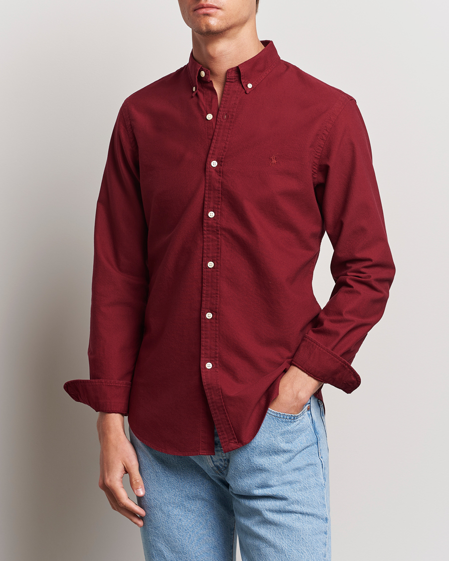 Herren | Hemden | Polo Ralph Lauren | Slim Fit Garment Dyed Oxford Red Carpet