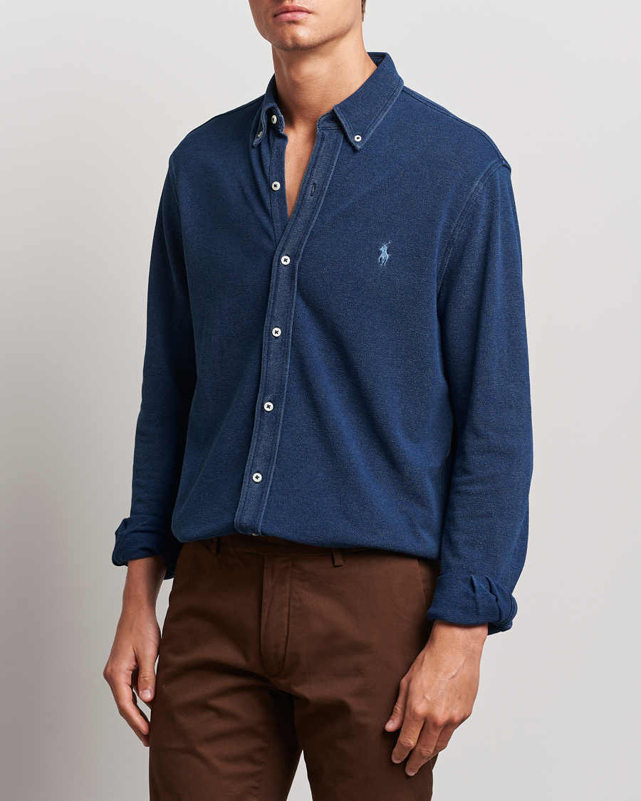 Herren |  | Polo Ralph Lauren | Featherweight Mesh Shirt Dark Indigo