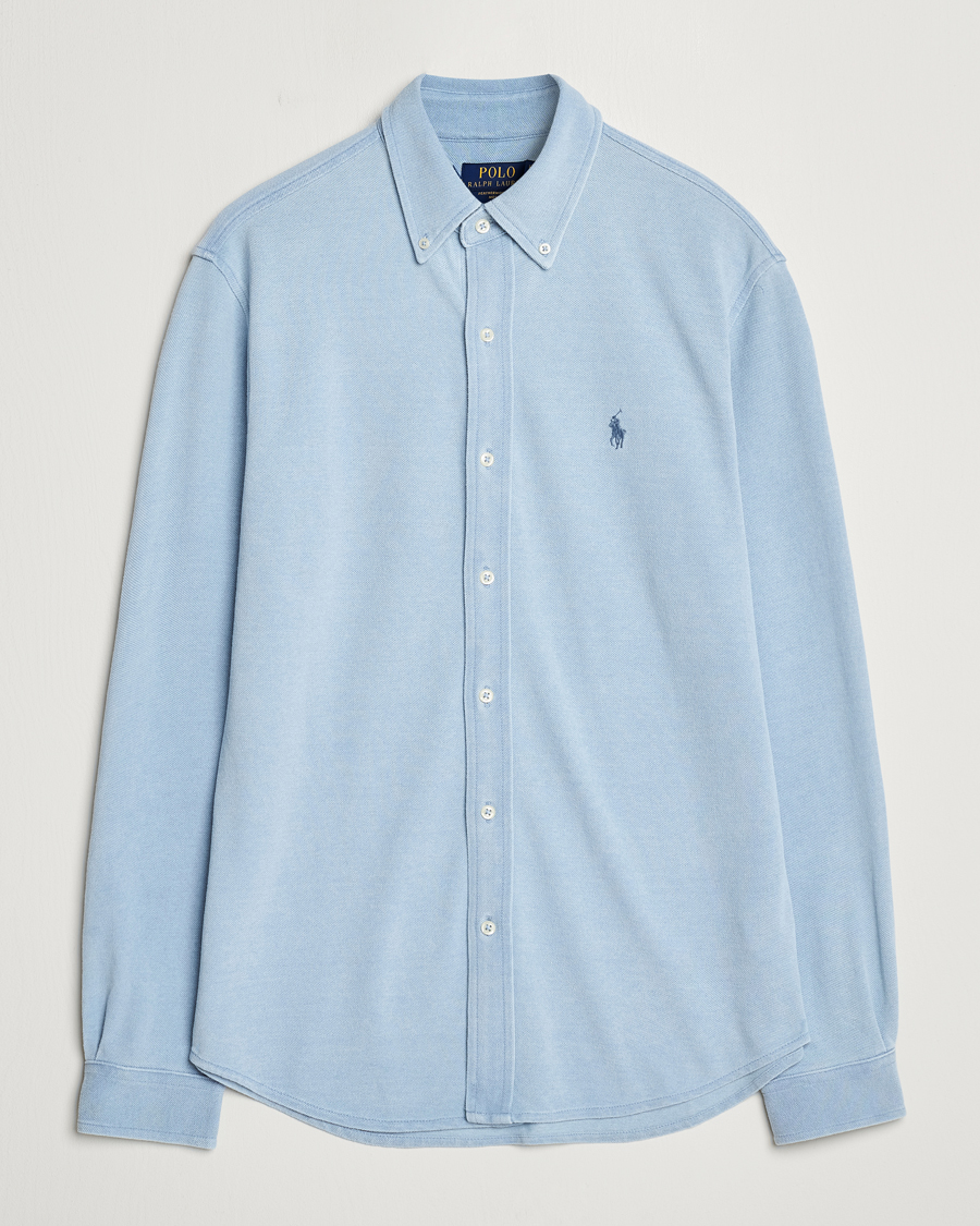 Herren | Hemden | Polo Ralph Lauren | Featherweight Mesh Shirt Light Indigo