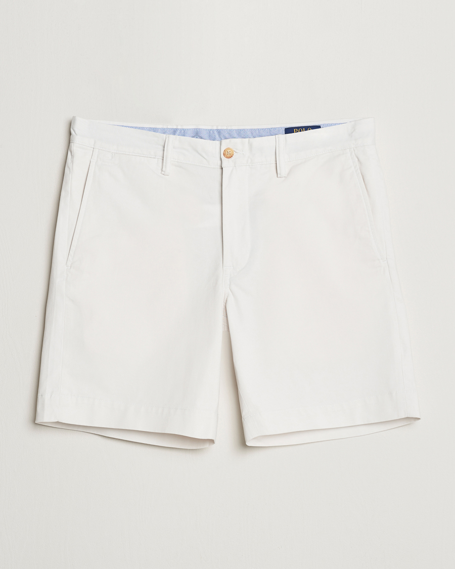 Herren | Shorts | Polo Ralph Lauren | Tailored Slim Fit Shorts Deckwash White