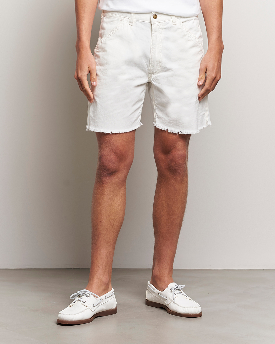Herren |  | Polo Ralph Lauren | Garment Dyed Rustic Worker Shorts Deckwash White