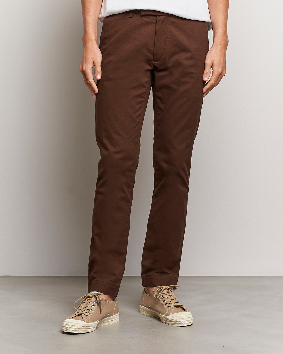 Herren | Neue Produktbilder | Polo Ralph Lauren | Slim Fit Stretch Chinos Branch Brown