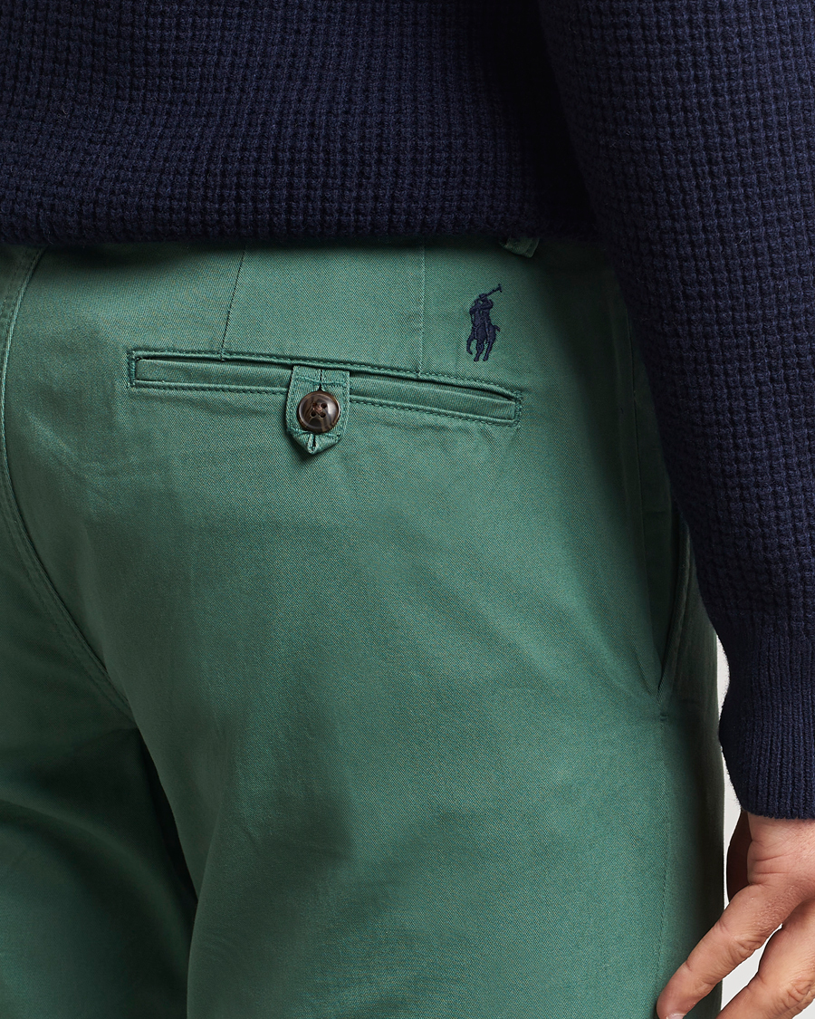 Herren | Hosen | Polo Ralph Lauren | Slim Fit Stretch Chinos Washed Forest
