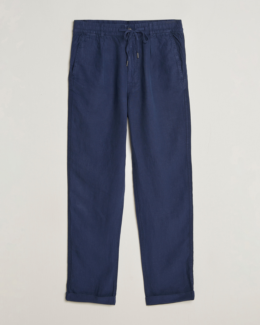 Herren | Hosen | Polo Ralph Lauren | Prepster Linen Trousers Newport Navy