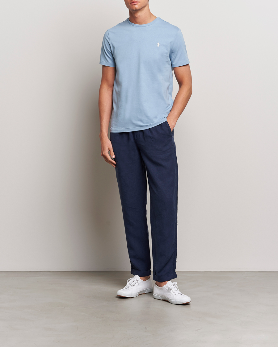 Herren | Hosen | Polo Ralph Lauren | Prepster Linen Trousers Newport Navy