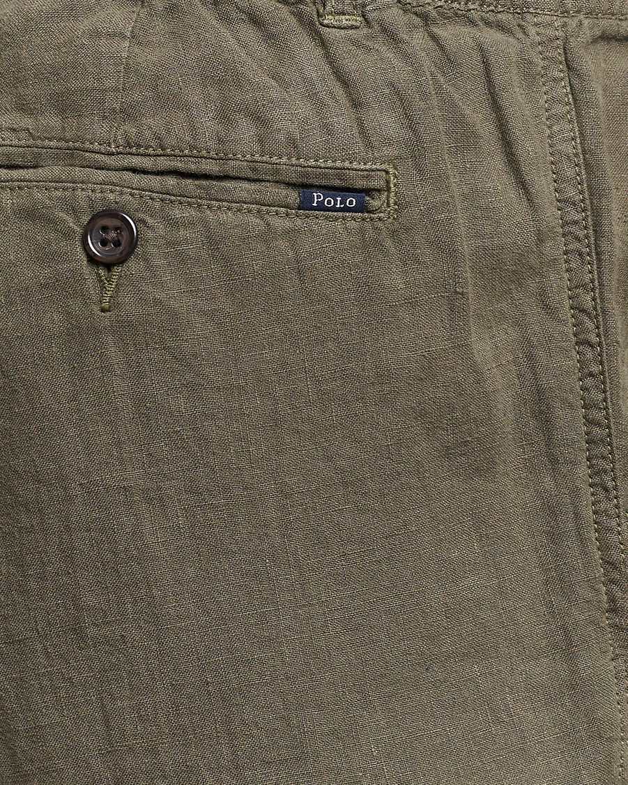 Herren | Hosen | Polo Ralph Lauren | Prepster Linen Trousers Thermal Green
