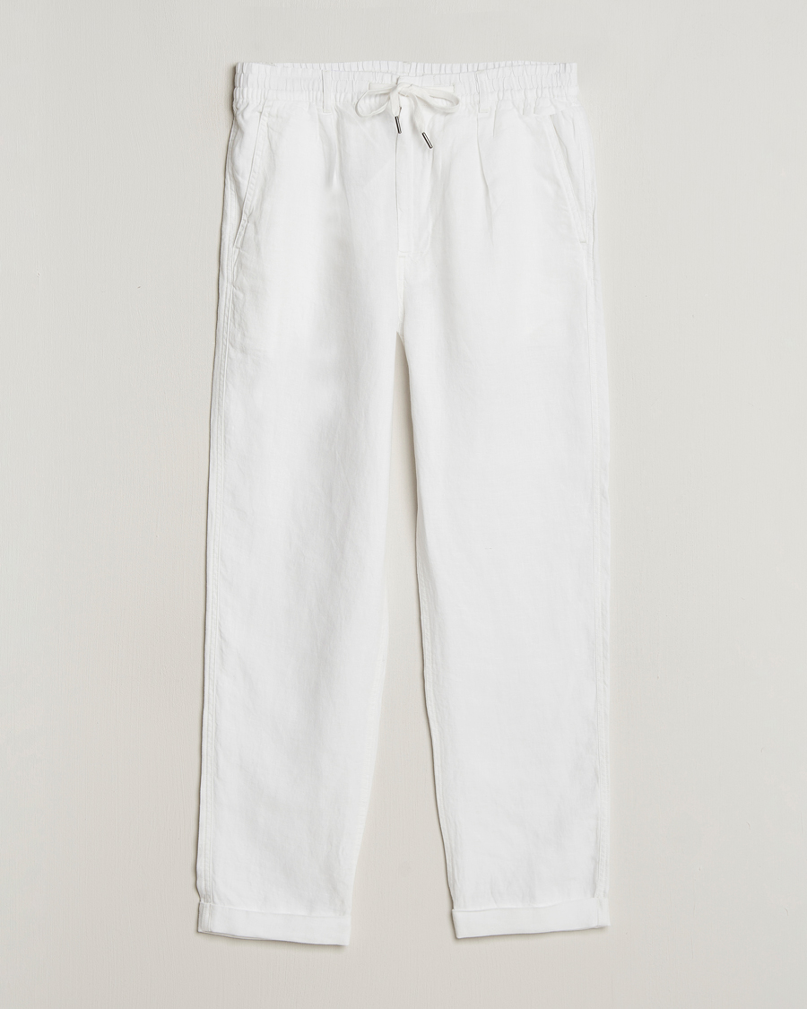 Herren | Hosen | Polo Ralph Lauren | Prepster Linen Trousers Ceramice White