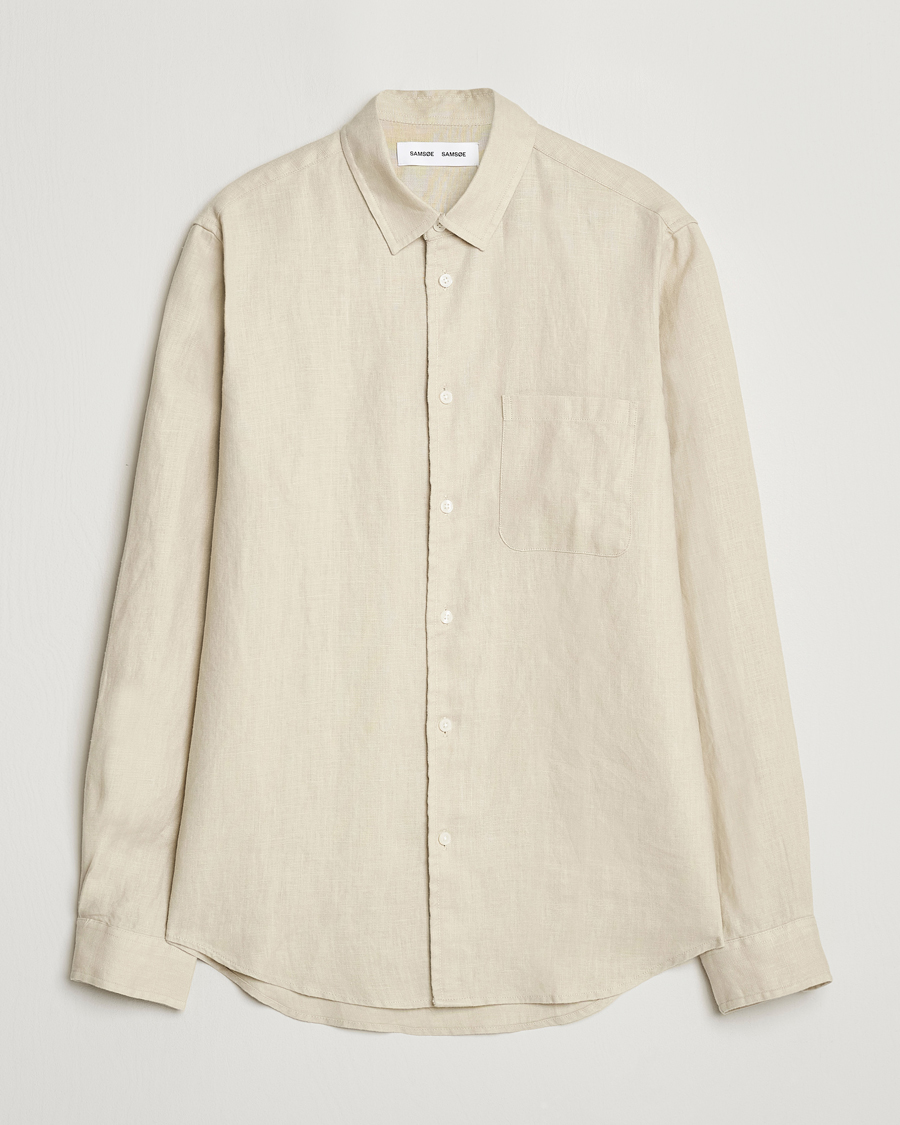 Herren | Hemden | Samsøe Samsøe | Liam Linen Shirt Castle Wall