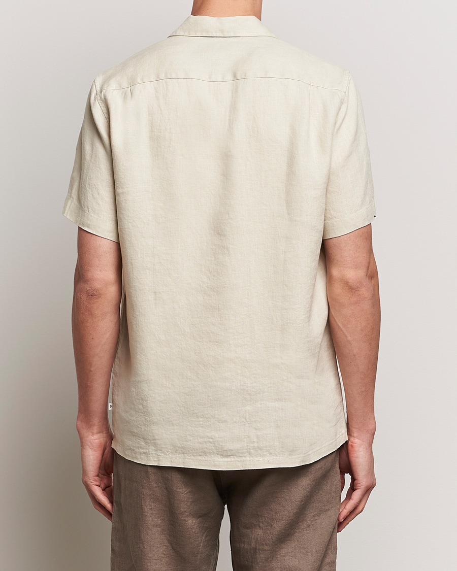 Herren | Hemden | Samsøe Samsøe | Saavan Linen Short Sleeve Shirt Castle Wall