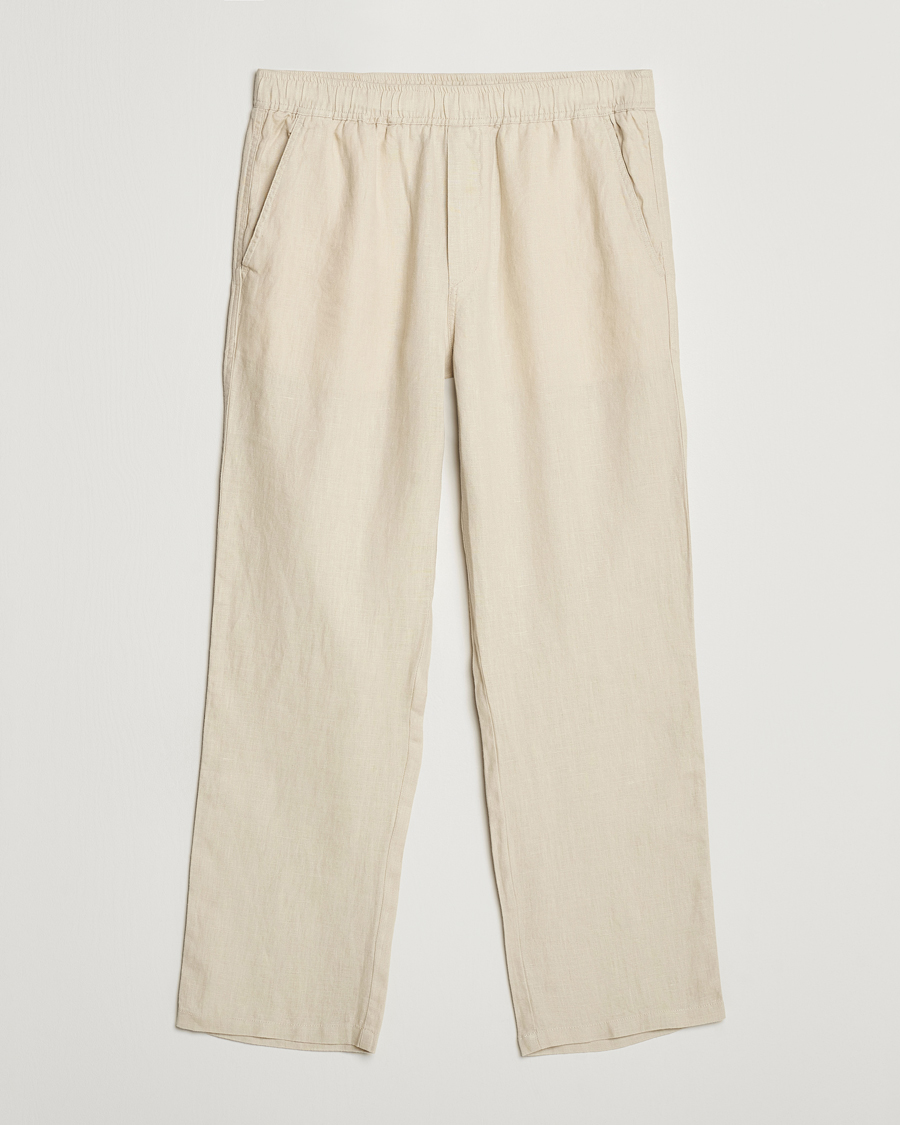 Herren | Hosen | Samsøe Samsøe | Sajabari Linen Drawstring Trousers Castle Wall