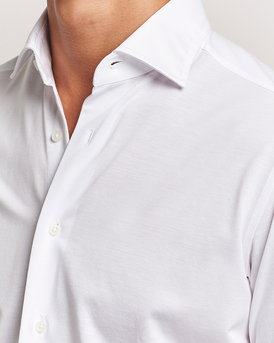 Herren | Hemden | Grigio | Cotton Jersey Shirt White