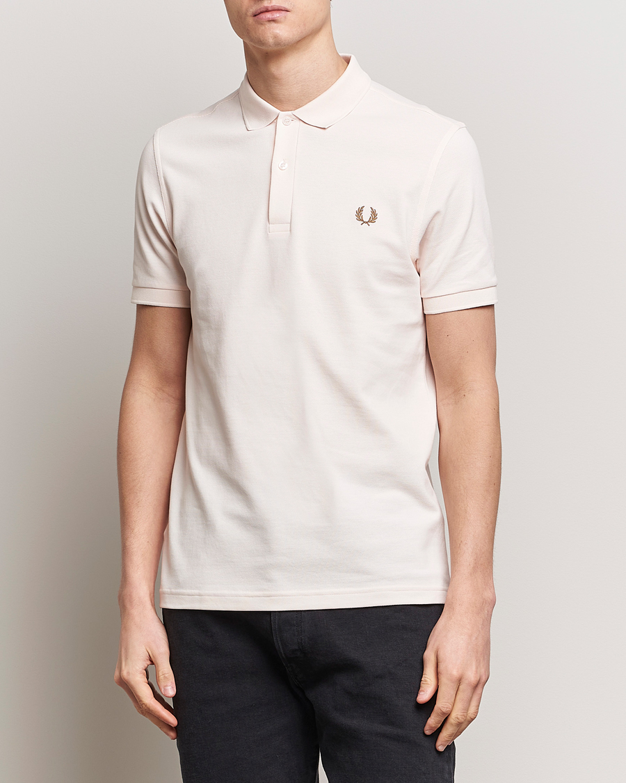 Herren | Best of British | Fred Perry | Plain Polo Shirt Silky Peach