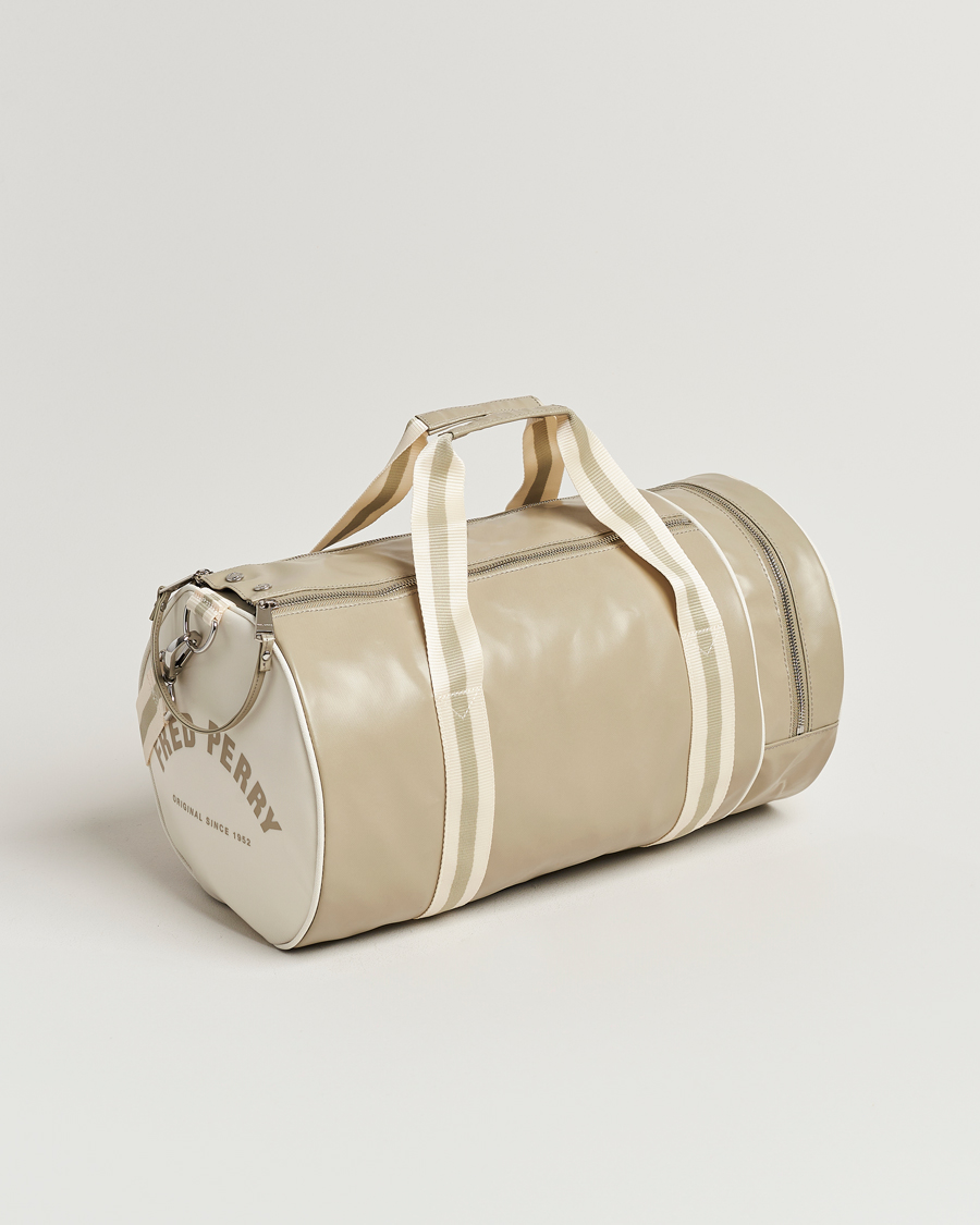 Herren | Fred Perry Classic Barrel Bag Warm Grey | Fred Perry | Classic Barrel Bag Warm Grey