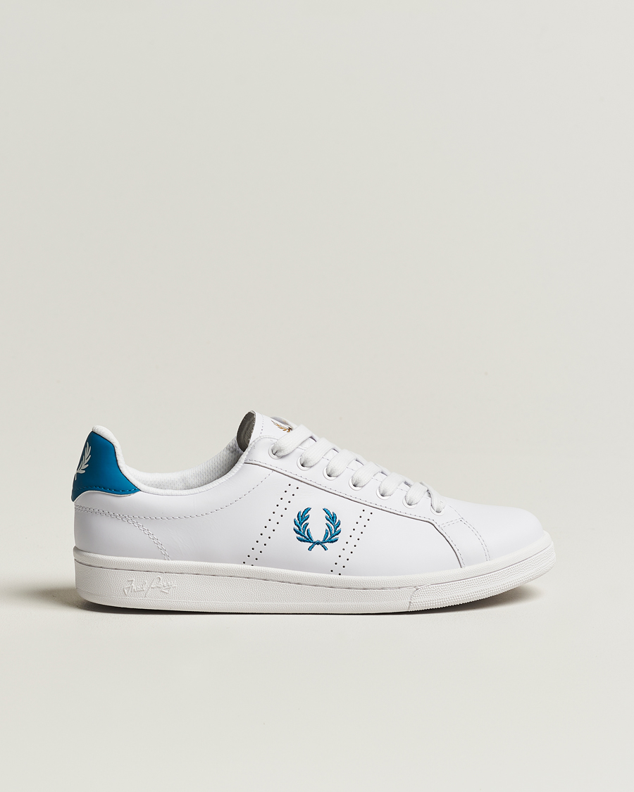 Herren |  | Fred Perry | B721 Leather Sneaker White