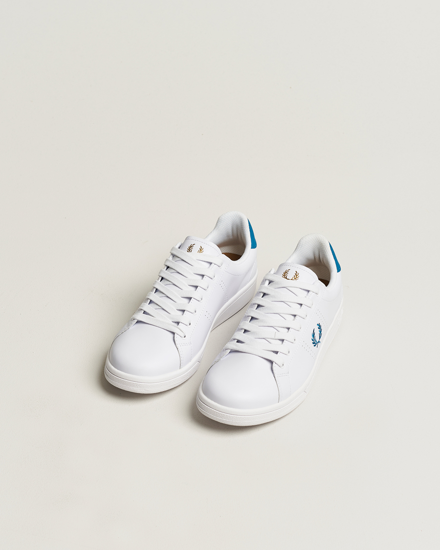 Herren | Schuhe | Fred Perry | B721 Leather Sneaker White