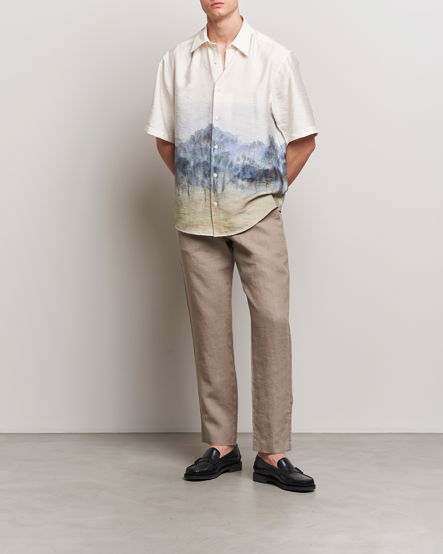 Herren | Hosen | NN07 | Theo Linen Trousers Greige