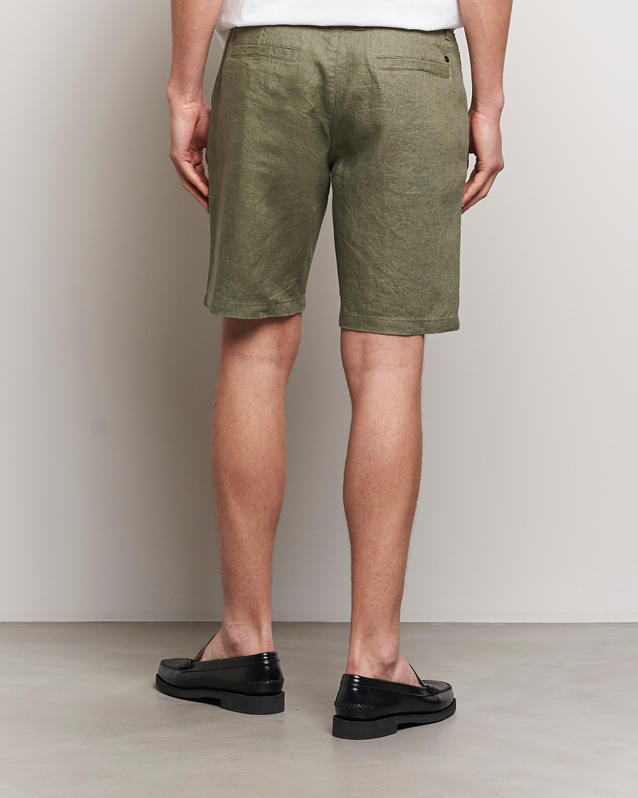 Herren | Shorts | NN07 | Crown Linen Shorts Lichten Green