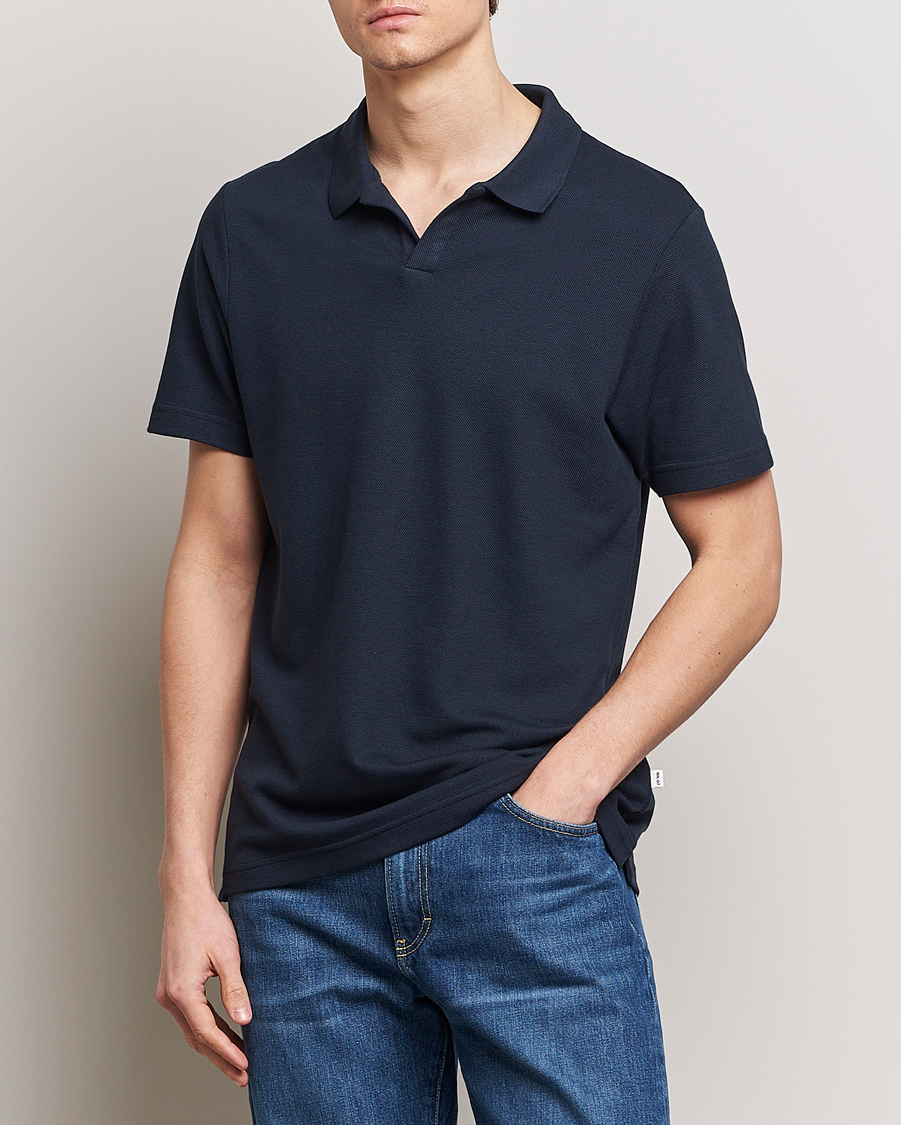 Herren | Kurzarm-Poloshirts | NN07 | Paul Polo Navy Blue